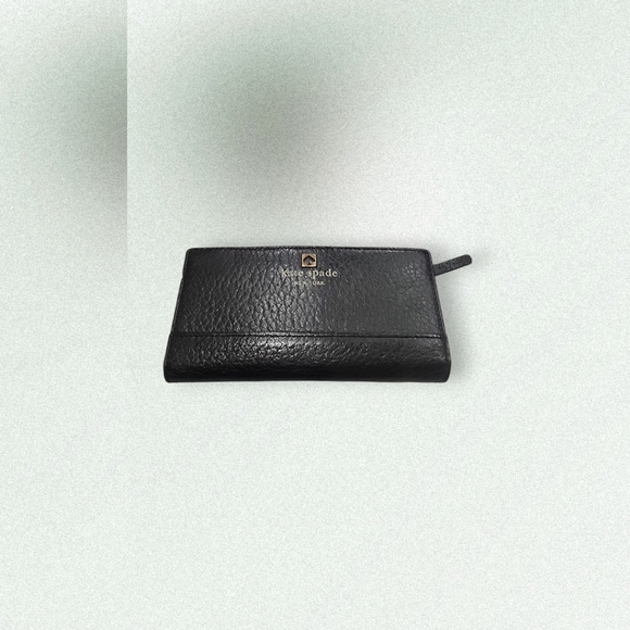 Kate Spade Black Leather Wallet - Picture 1 of 6